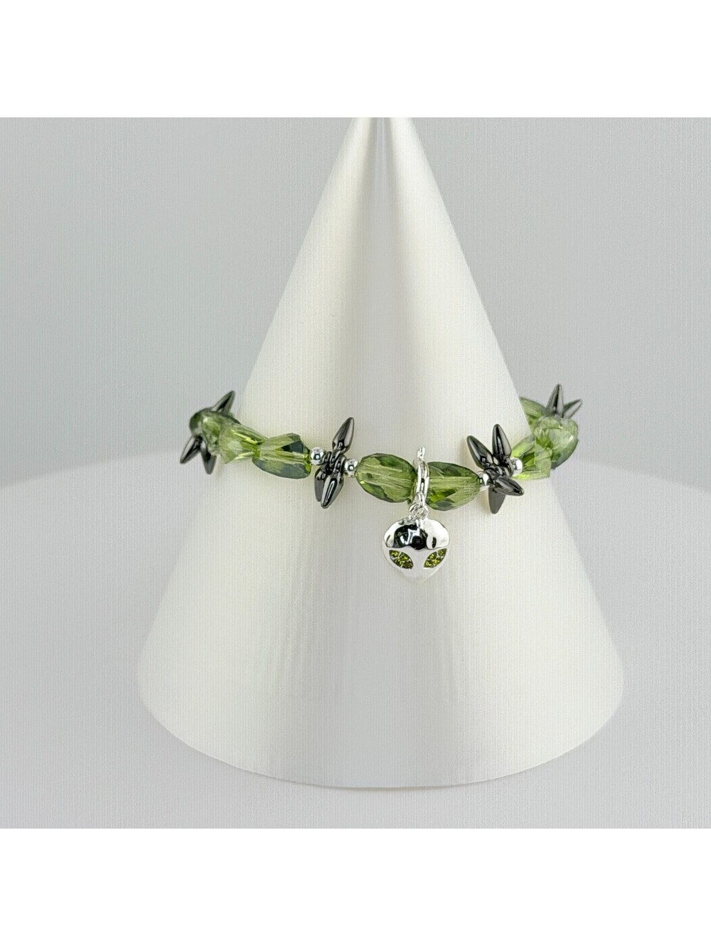 Bomb Party Single Stack Bracelet - on Silver Plating #121